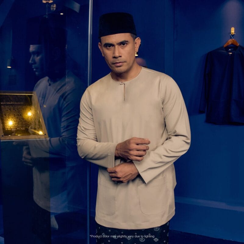 Baju Melayu Teluk Belanga - Light Nude